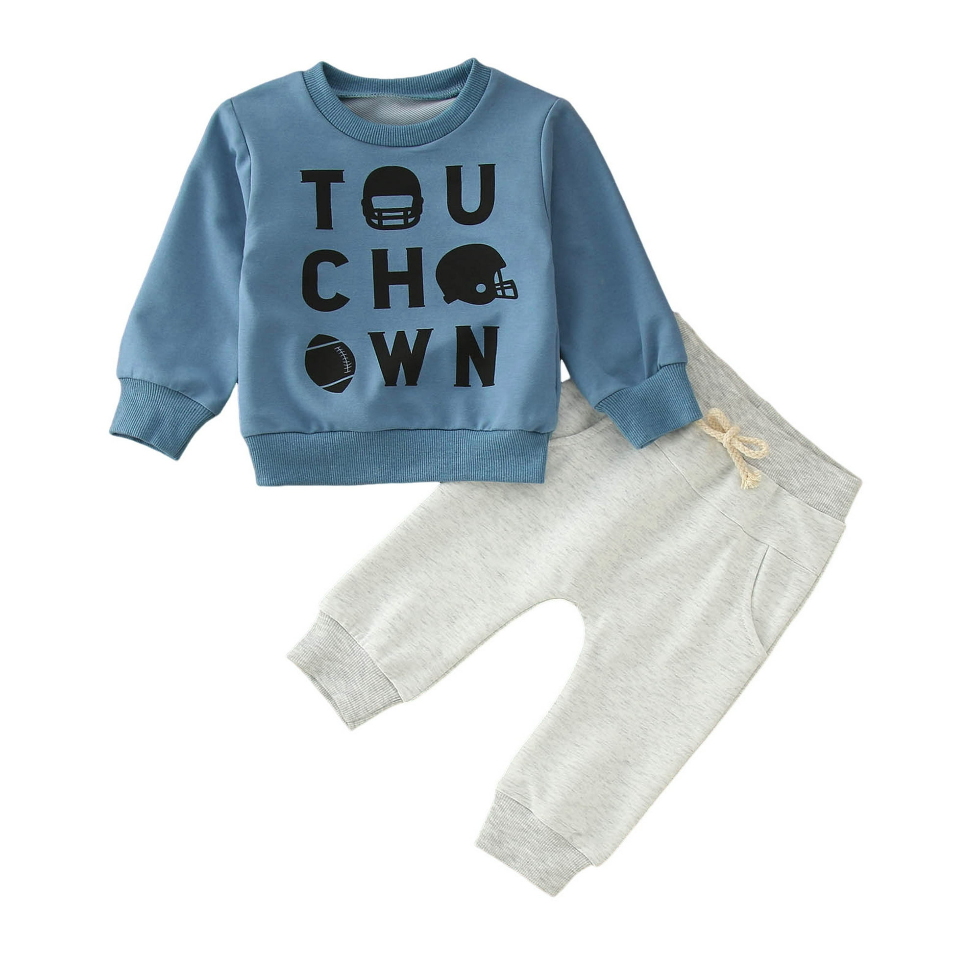  Ropa para bebé niño, 2 piezas, conjunto de ropa para niños de  12 meses (azul, 3-4 años) : Ropa, Zapatos y Joyería