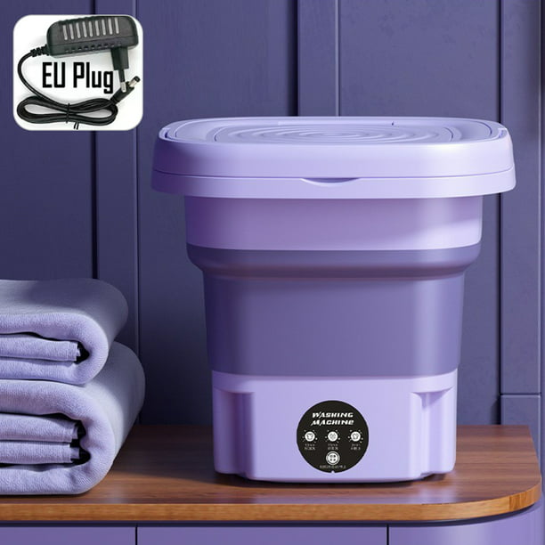 Lavadora portátil de 8 l con secador de centrifugado Lavadora automática  Mini (púrpura UE) Tmvgtek Libre de BPA