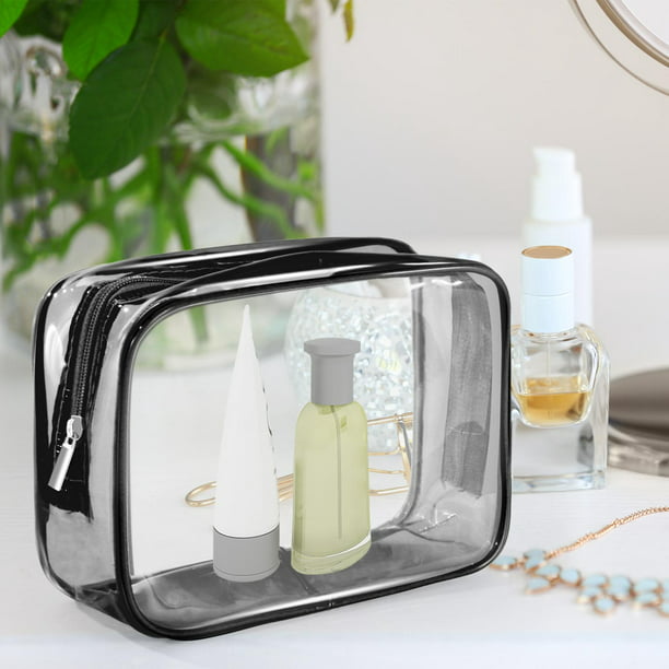 Neceser impermeable, neceser transparente para cosméticos, contenedor  organizador, accesorios de bañ Sunnimix Bolsas de maquillaje transparentes