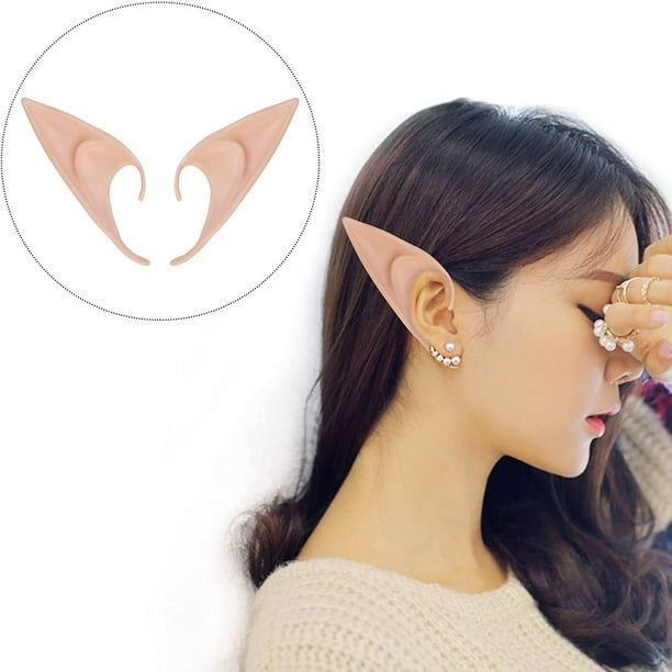 10 pares de orejas de elfo, orejas de látex puntiagudas con orejas