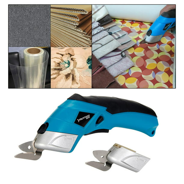 Tijeras eléctricas de tela para manualidades, costura, cartón, alfombra y  álbumes de recortes, herramienta de corte resistente, tijeras eléctricas