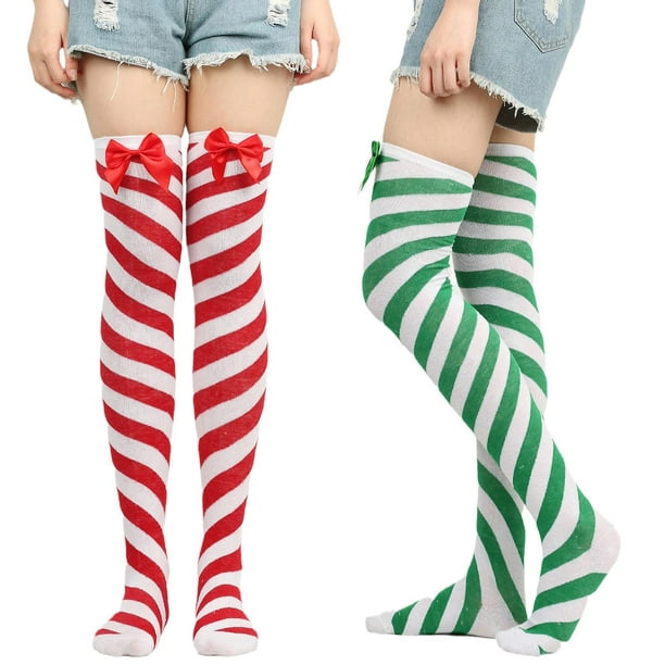 Calcetines largos hasta la rodilla para mujer, calcetines tejidos para  Otoño e Invierno, medias de a YONGSHENG