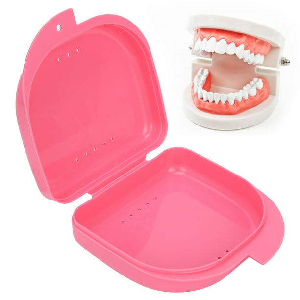 Caja de retención dental contenedor de protector bucal PP para hospital  dental para dentadura postiza para dentista para odontología LYUMO Otros