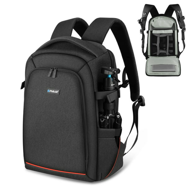 CWATCUN Mochila de cámara profesional DSLR con funda para lluvia, soporte  para trípode/puerto USB, mochila de fotografía impermeable para laptop de