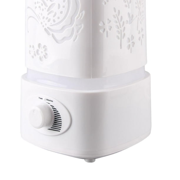 Humidificador USB humidificador portátil grande purificador de aire con 7  led lámpara de noche Operación silenciosa humidificadores de blanco perfecl  Humidificador portátil