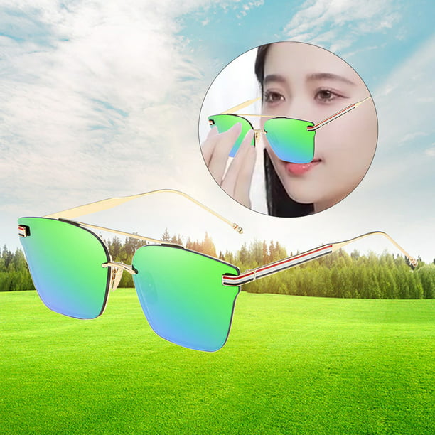 Gafas de sol polarizadas para hombre a la moda, gafas con lentes tintadas  cuadradas para conducir al aire libre Lente Yuyangstore Gafas de sol para  hombre