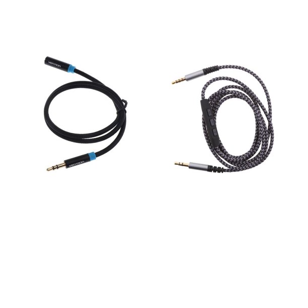 Cable alargador de auriculares Jack de 3,5 mm macho a hembra Cable alargador  de audio (50 cm) WDOplteas Para estrenar