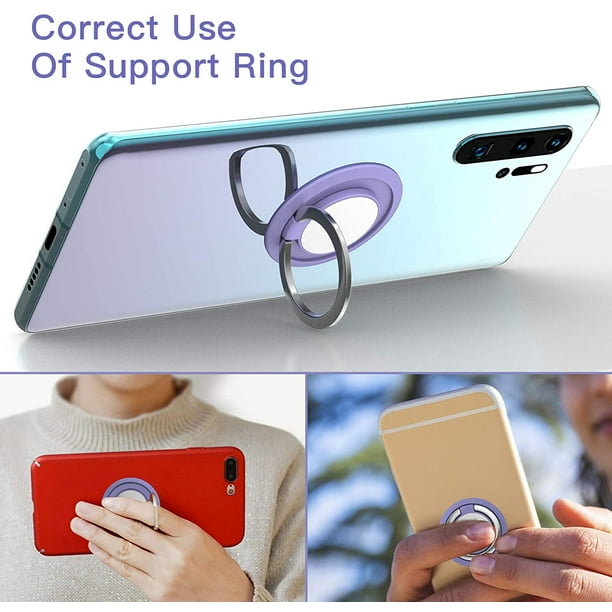 Soporte universal para teléfono móvil con anillo de dedo de 100 piezas