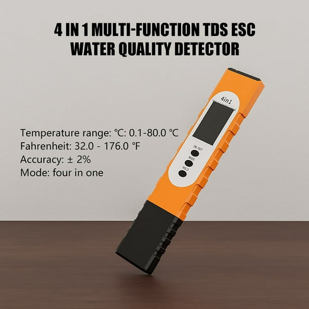 Bolígrafo de detección de calidad del agua potable para el hogar, medidor  EC 2 en 1, medidor de prueba TDS - AliExpress