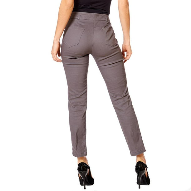 Pantalón Mujer De Vestir Formal Casual Recto Gris Cómodo gris G Incógnita  550381