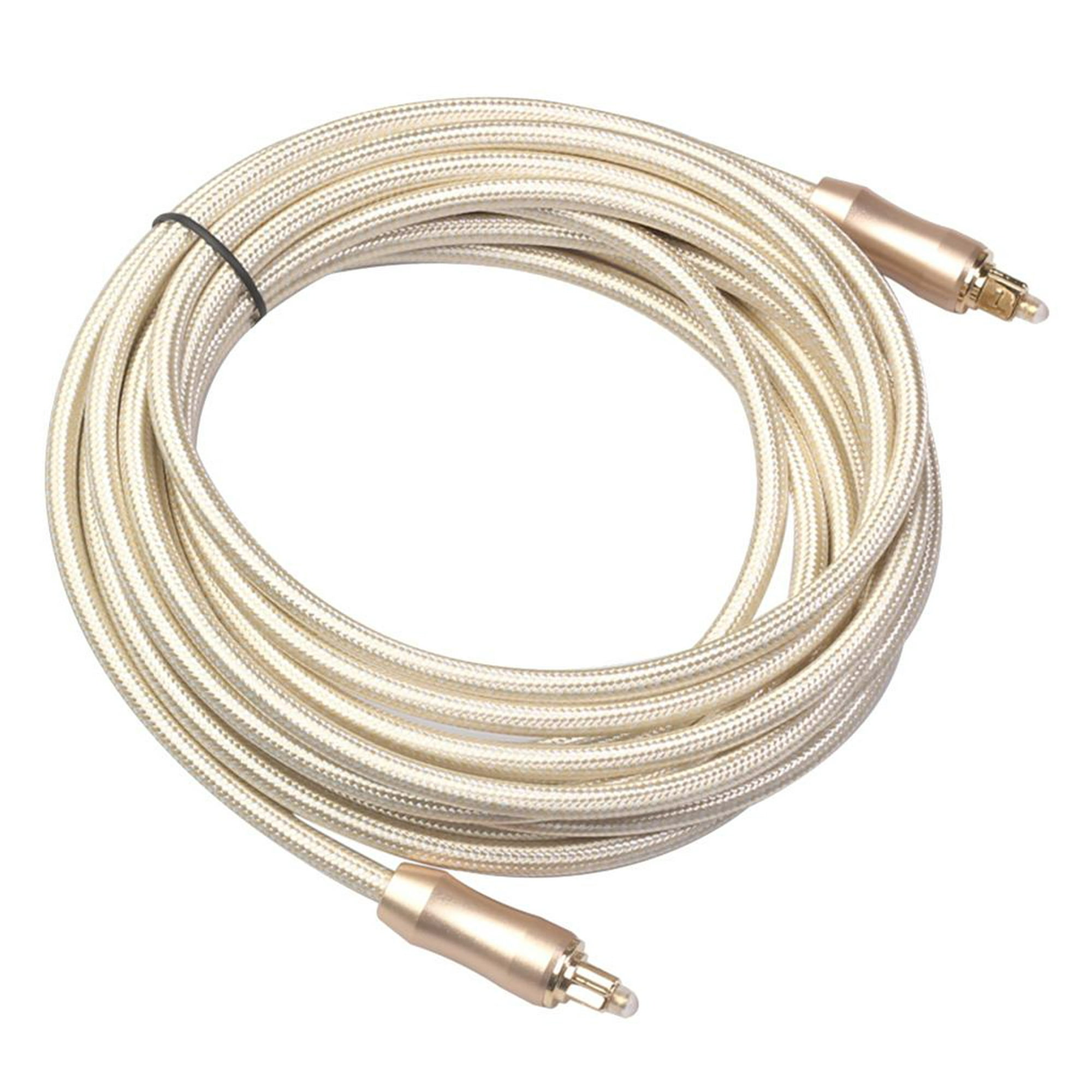Cable de Fibra optica Cable optico de 3 Metros color Negro Cable Toslink  audio digital Stereo