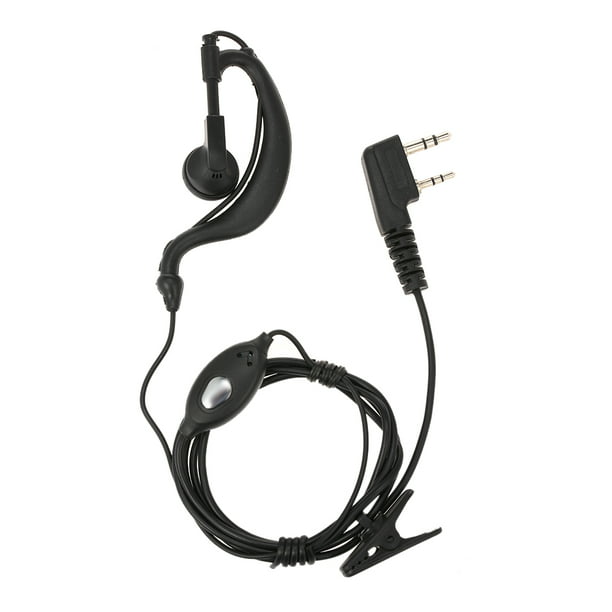 TWAYRDIO Auricular de radio de 0.138 in para radios bidireccionales,  auriculares Walkie Talkie en forma de D compatibles con Motorola Hytera  Kenwood