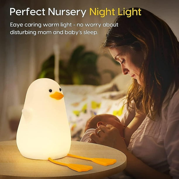 Luz blanca para niños, luz nocturna para bebés, luz nocturna