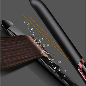 Plancha y rizador de cabello 2 en 1 Férula eléctrica Plancha de cabello y rizador Rizador de cabello Plancha de cabello para mujeres Niñas Accesorios para el cabello, Negro Vhermosa 5*5*5cm