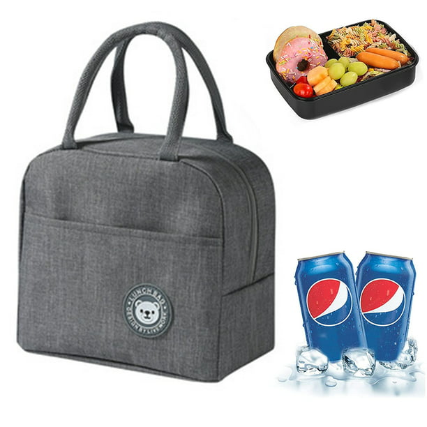 Bolsa de almuerzo aislada, lonchera térmica, bolsa de almuerzo con correa  ajustable extraíble para el hombro para adultos Adepaton 221470-3
