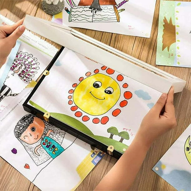 Marco DeArte Fotos Para Niños,marco De Almacenamiento Para Niños, Marco  Dibujos Infantiles, Marco Para Dibujos Niños Apertura Frontal, A4 Marco