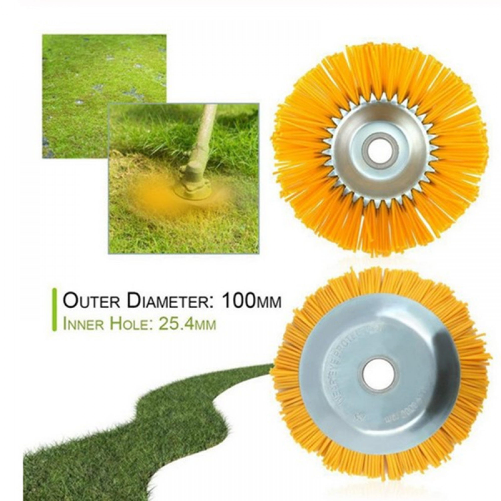 Cepillo Desbrozador De Acero Inoxidable 150 Mm | Elimina Malas Hierbas Y Musgo Fácilmente