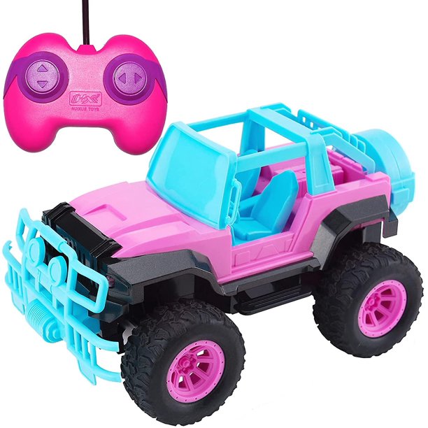 Juguetes de coche RC, camión monstruo de coche con control remoto para niños,  juguetes para niñas