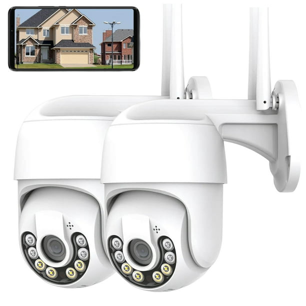 Camaras De Seguridad Para Exterior 1080P HD Wifi Inalambrica Con Vision  Nocturna