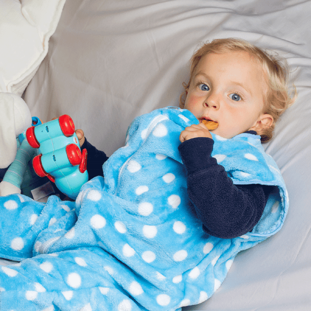 Saco De Dormir Niño y Bebé Masho, Pijama Calientita azul CH MASHO