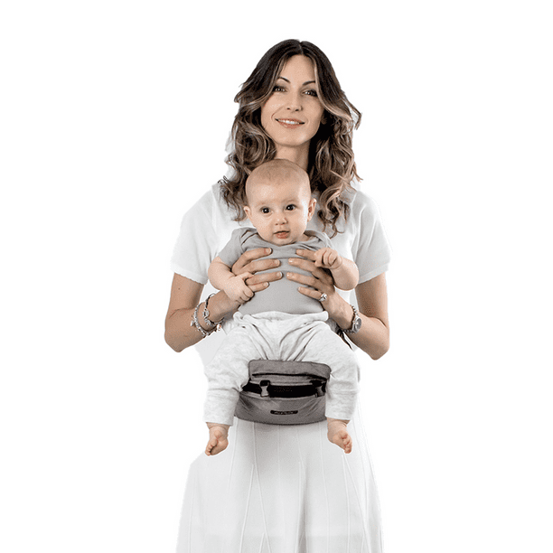 Canguro para Bebe, Rebozo para Cargar Bebe, Porteo Ergonomico para Bebe,  Transpirable y Ajustable, Multifuncional y