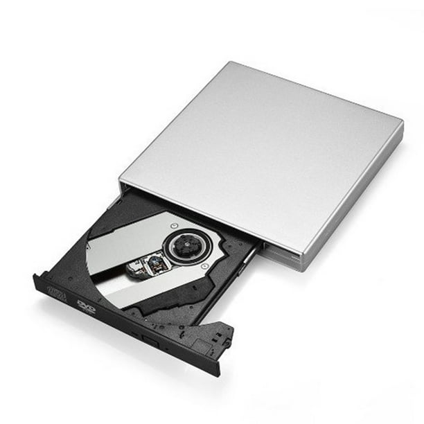 Grabadora de CD Lector Unidad Óptica, Tmvgtek Unidad Externa USB 2.0 DVD RW  Delgado