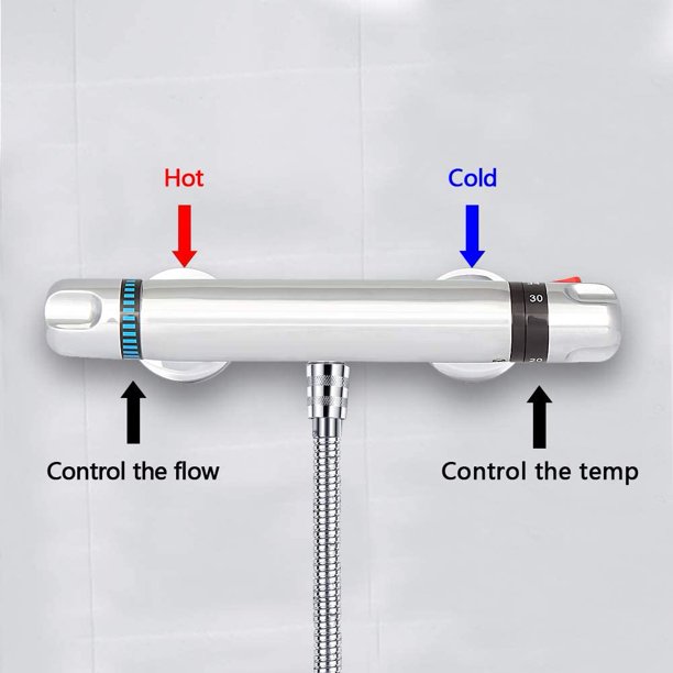 MORADO Grifo Termostatico Ducha, Grifo Ducha Termostatico de 2
