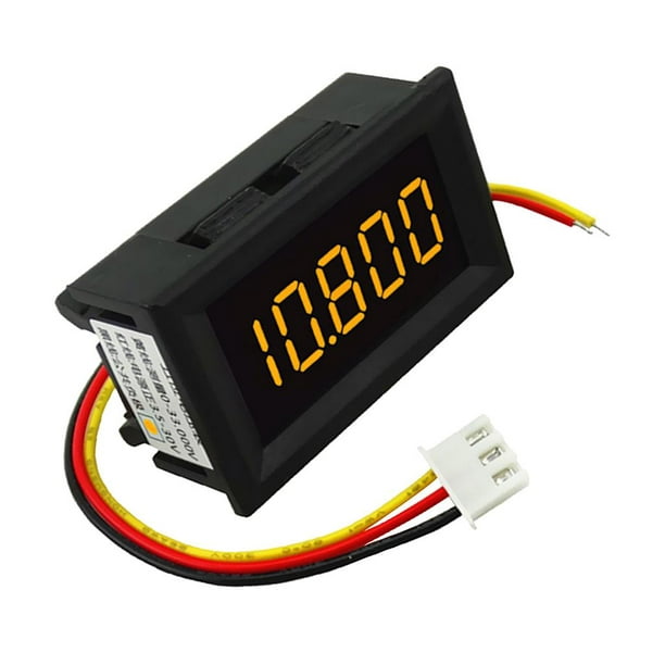 Voltímetro Digital Led, medidor de batería, medidor de voltaje para coche,  Panel de Monitor
