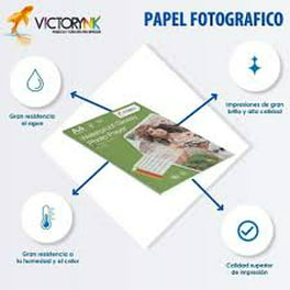 PAPEL FOTOGRAFICO HIGH GLOSSY A4, 20 HOJAS 200 GR Victorynk PAPEL