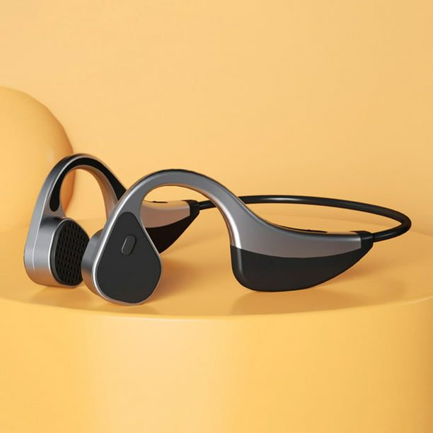 Auriculares inalámbricos naranja con ganchos para las orejas, auriculares  Bluetooth con gancho para las orejas, auriculares deportivos impermeables