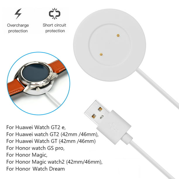 Cargador para Huawei Watch GT GT2e GT2 42mm 46mm Honor Magic Likrtyny 1 12  GS Pro Cable de carga USB portátil estación de carga rápida