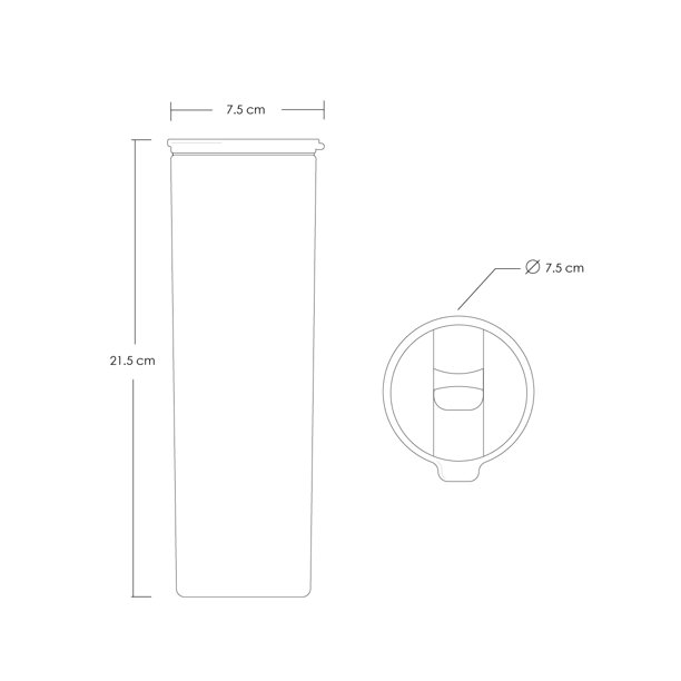 Vaso Térmico Termo 20 oz Doble Capa Inoxidable Frío Calor Premium - Blancos  Rebeca