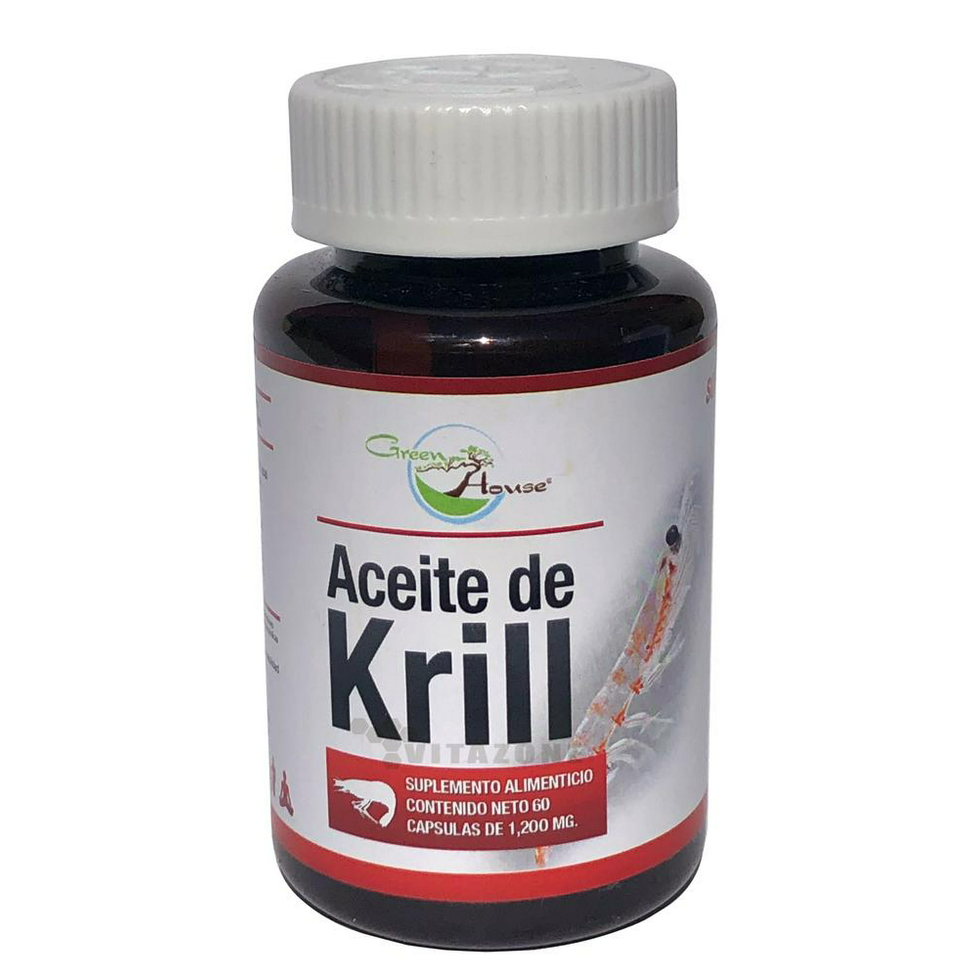 Aceite de Krill 60 cápsulas de 1.2 grs Green House Green House  GRHACEITEKRILL