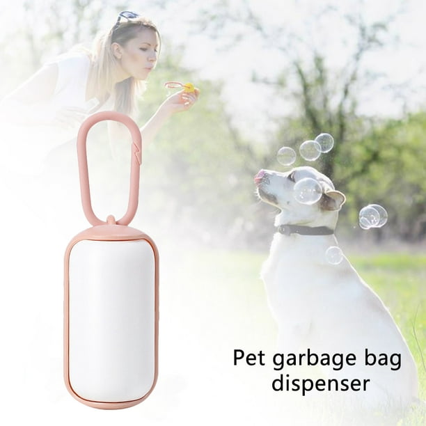 Porta bolsa de caca de perro soporte de bolsa de basura soporte de manos  libres para mascotas - Azul Sunnimix soporte para bolsas de basura