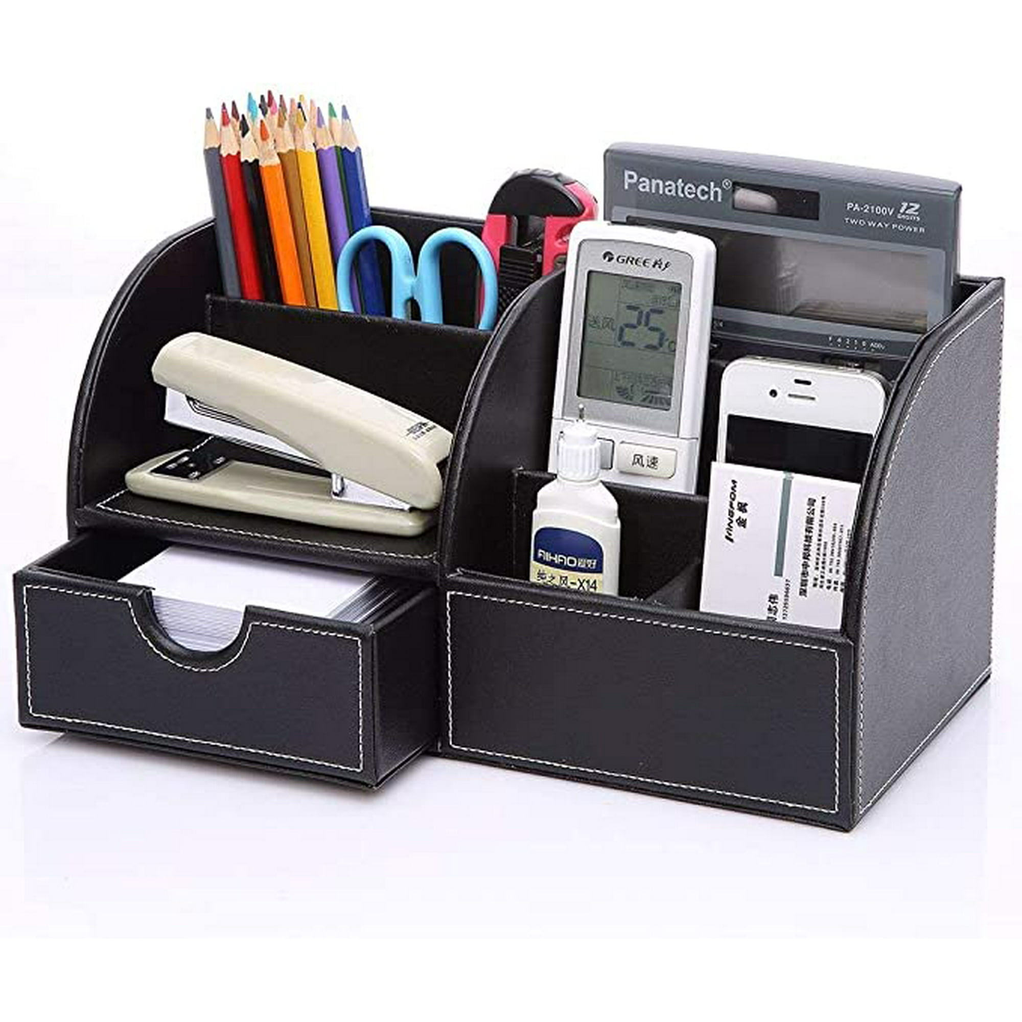 Set Organizador de Escritorio Oficina Papelería Negro 4 Piezas K45 I  Oechsle - Oechsle