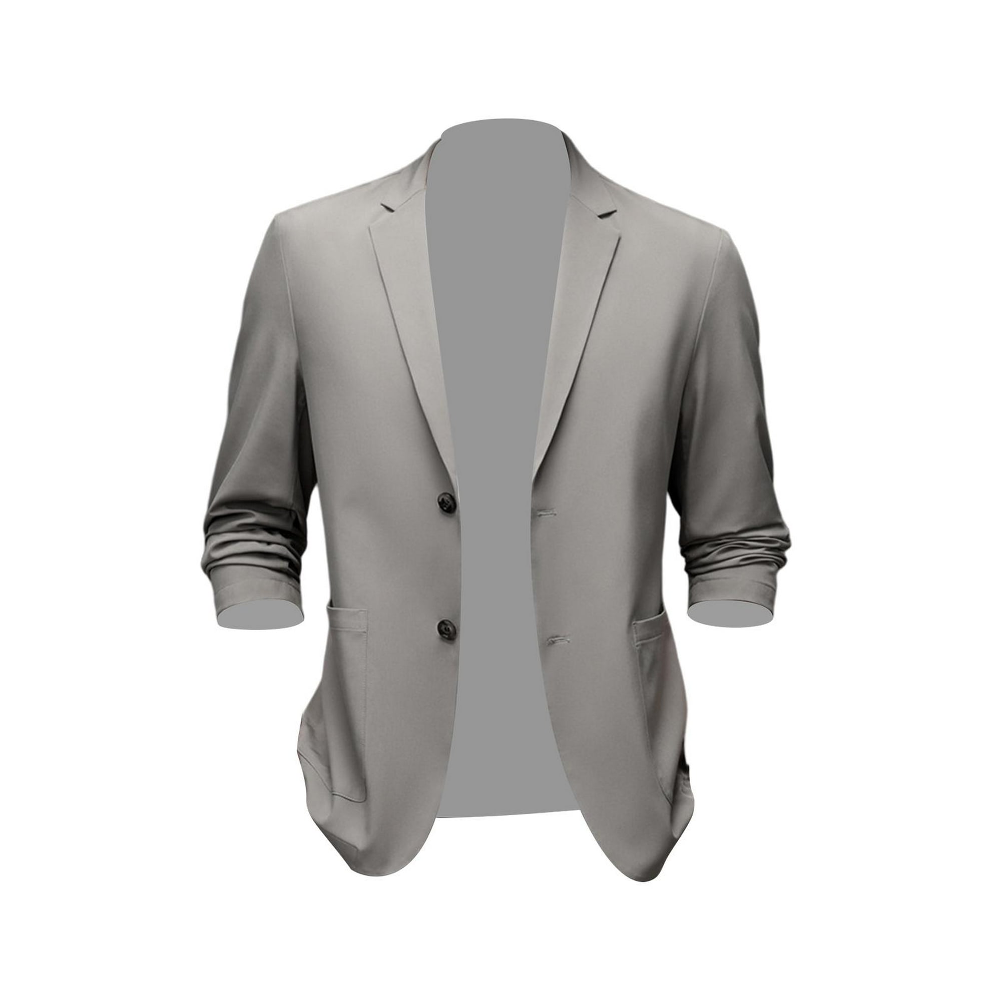 Traje Chaqueta Hombre Elegante Casual Traje Hombre para vacaciones  Festivales Viajes Color Negro L jinwen chaqueta de traje