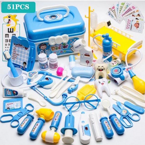 Leeds Separar cumpleaños Kits para médicos infantiles, 51 juguetes médicos médicos médicos médicos  infantiles pretenden conso XGeek ALL | Walmart en línea