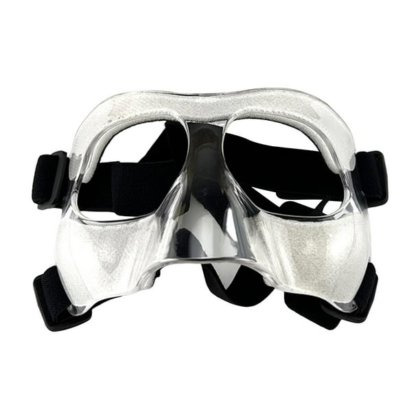Protector de nariz deportivo, máscara de baloncesto con relleno, correa  elástica ajustable, protectores faciales de béisbol para nariz rota