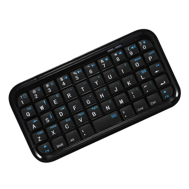Injueey Teclado inalámbrico con teclas de botón de mano ABS ligero pequeño  receptor fuerte estabilidad teclado de bolsillo ordenador Teléfono y