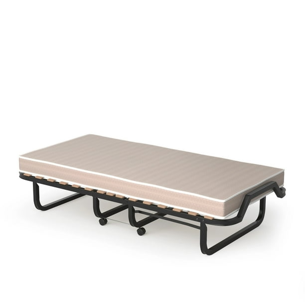 Cama Plegable Para Camping Diseño Práctico Y Portátil De Fácil Armado, Gris