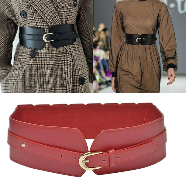 Cinturón Obi para Mujer, Cinturón Ancho de Cuero , Fajín, Cinturón de  Vestir - Rojo Soledad cinturón ancho de mujer