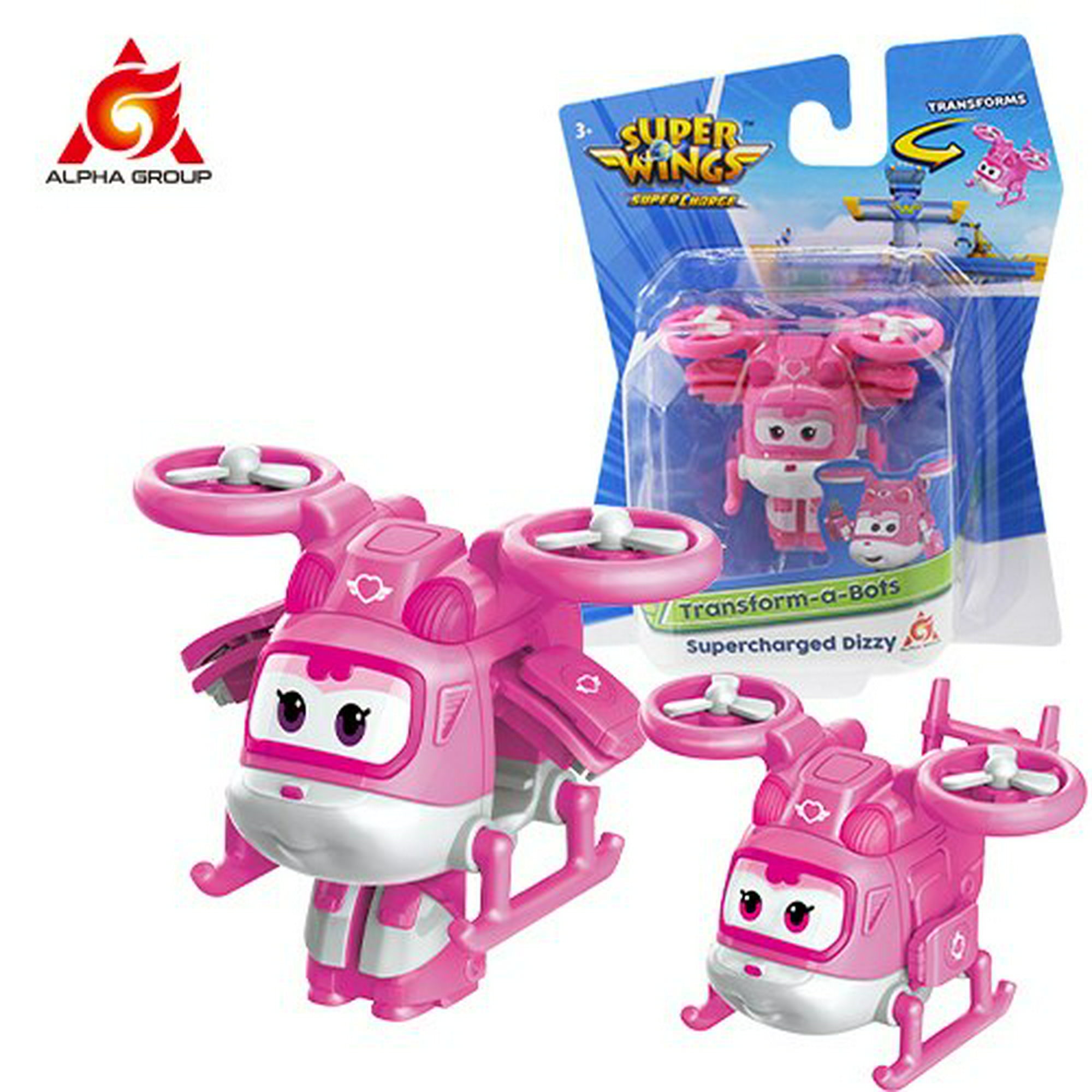 Set de figura de acción Super Wings Alpha articulados