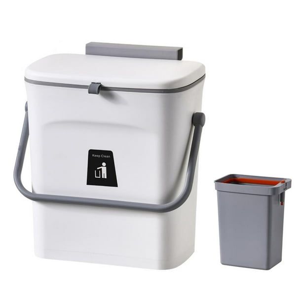 Cubo de basura cubo basura colgante multiusos, contenedor de basura plegable  con soporte de carga fuerte que ahorra espacio para el hogar – Los mejores  productos en la tienda online Joom Geek