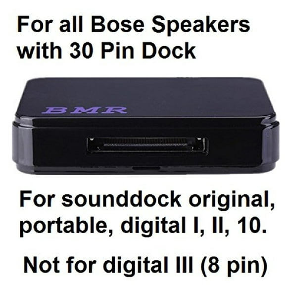 bmr a2dp 2in1 iphone bluetooth receptor de música adaptador para 30 pin dock auriculares bose sony bmrmusictechnology