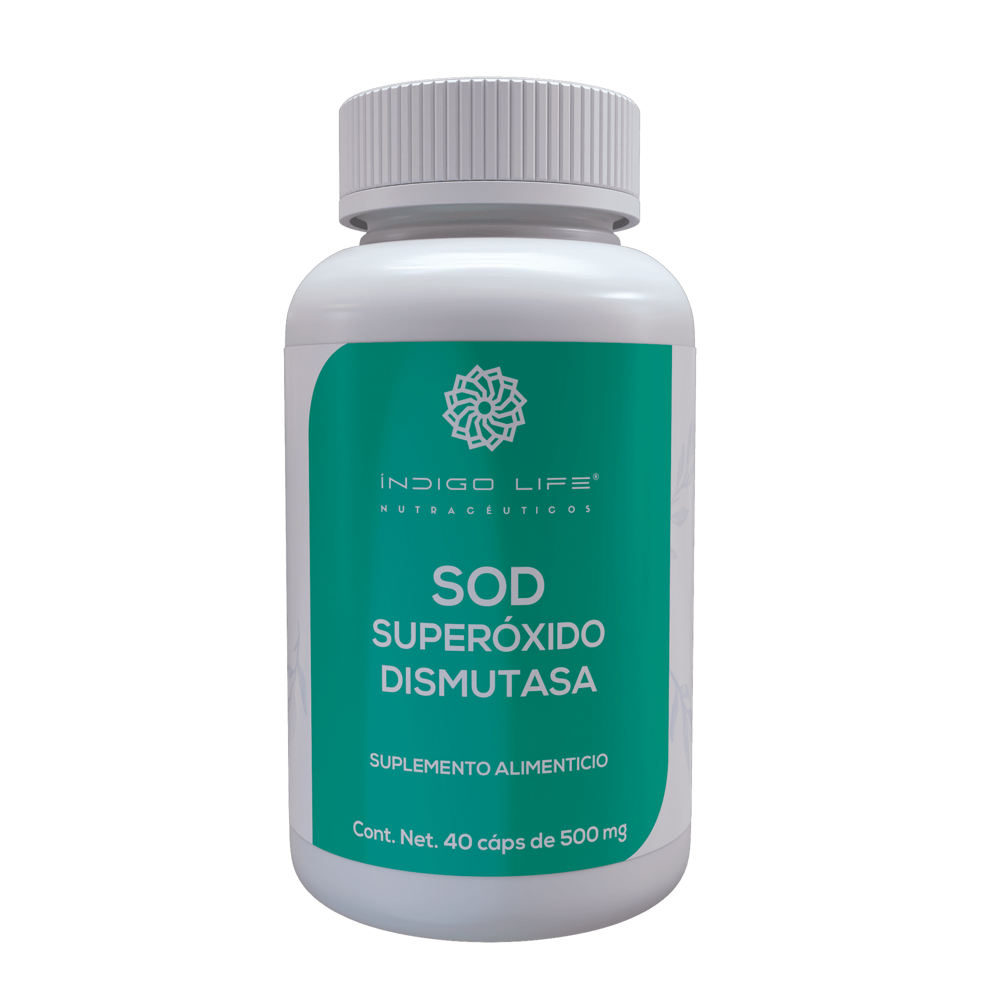 Sod Super Oxido Dismutasa 40 Capsulas Veganas De 500 Mg Indigo Life Nutraceuticos Capsulero 9893