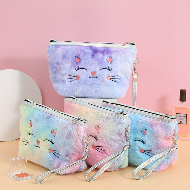  Neceser de viaje para colgar – Lindo gato cosmético bolsa de maquillaje  organizador para mujeres y niñas impermeable : Belleza y Cuidado Personal