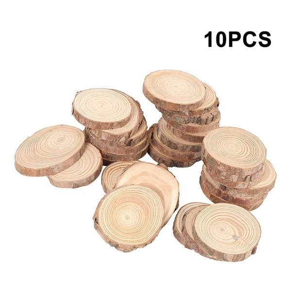 Disco de madera natural 15 - 17cm