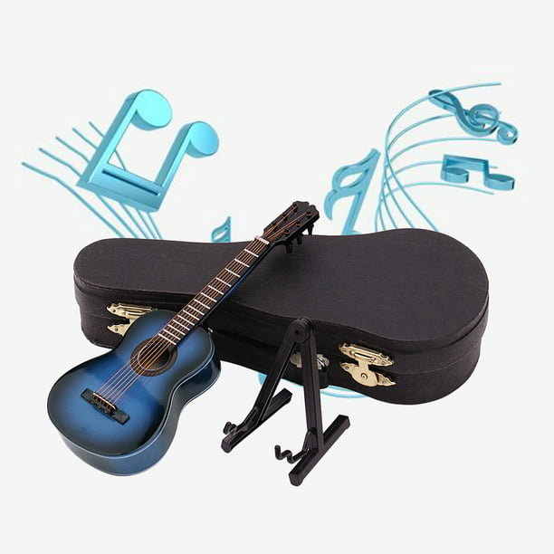 Regan Receptor Inspector 2 Uds., Guitarra en Miniatura 1/12 con Soporte Y Estuche, Colección de  Adornos de Juguete para CUTICAT Instrumentos musicales | Walmart en línea