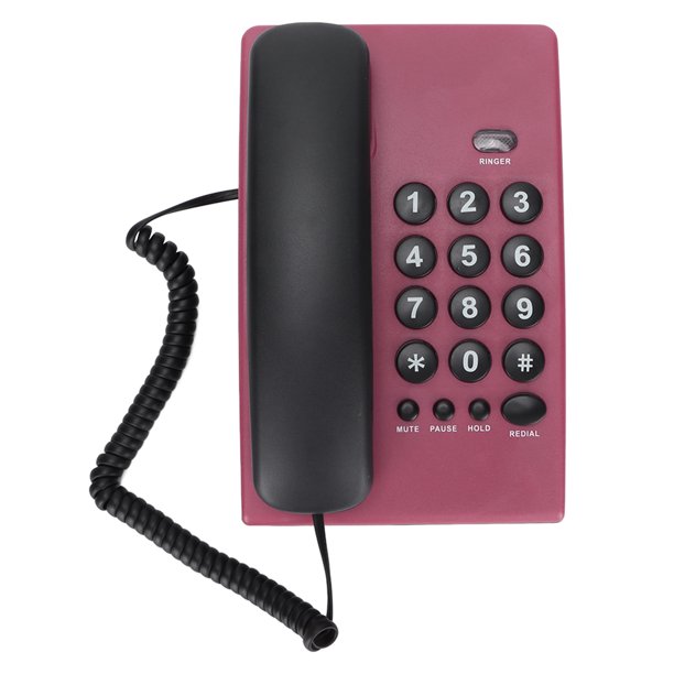 Teléfono fijo con cable, teléfono con cable KXT504 Teléfono con cable con cable  Teléfono fijo Máxima comodidad