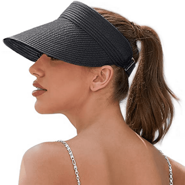 Sombreros de Paja para Mujer, Sombreros de Visera para Mujer Sombreros de Playa para Mujer Sombrero Ofspeizc CPB-DE-WX342-1 | Walmart en